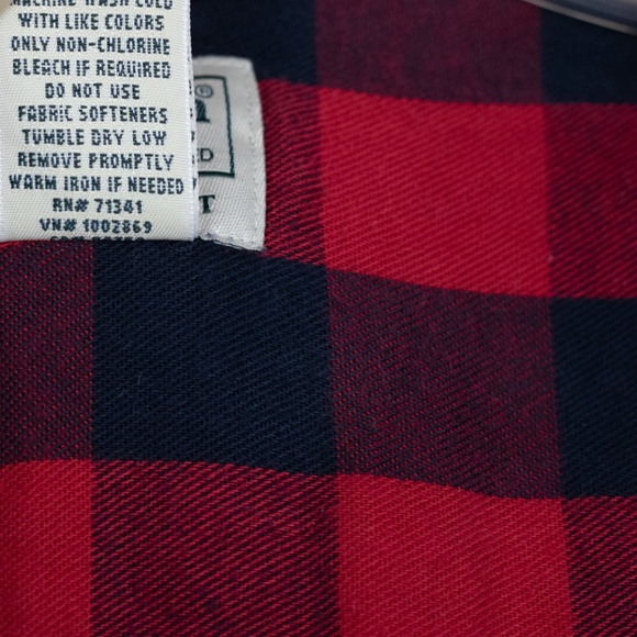 L.L. Bean Men’s Traditional Fit Flannel-Lined Shirt Jacket M-Reg - Picture 10 of 10